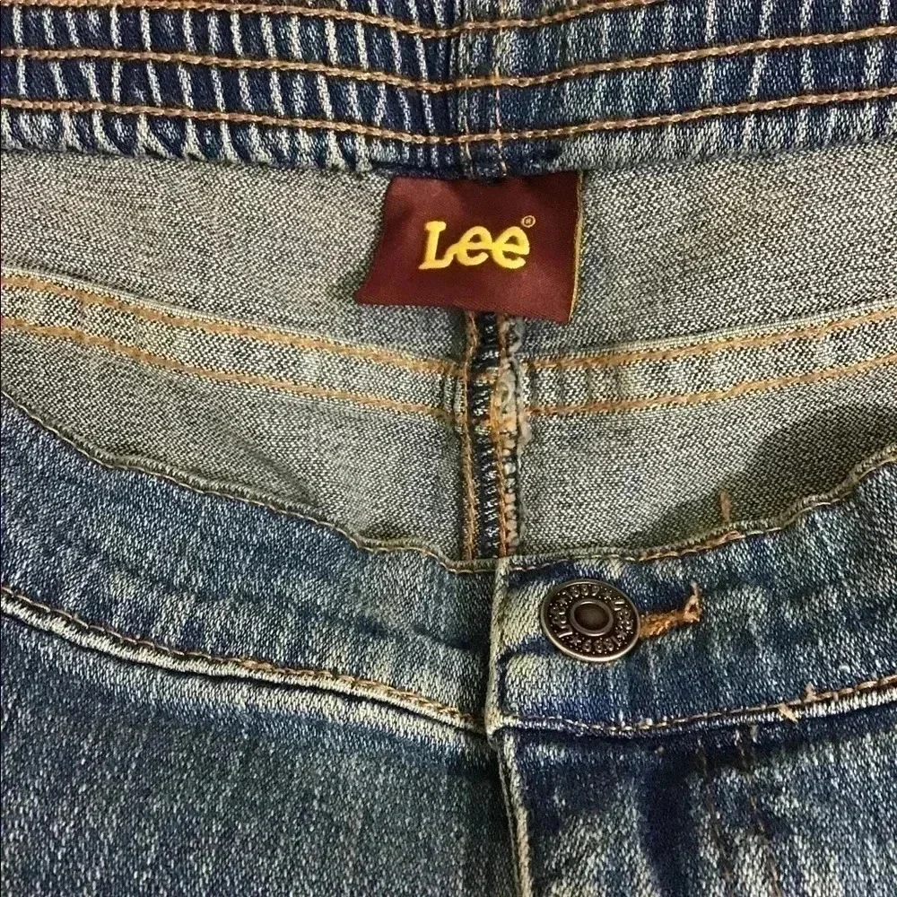 Lee No Belly Maternity Jeans Flare Leg Size XL